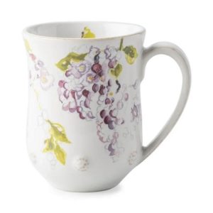 Juliska Berry & Thread Floral Sketch Wisteria Mug