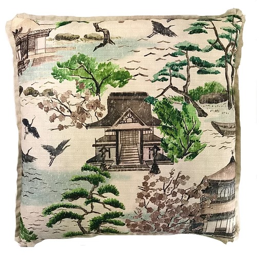 Zen Emerald Pillow w/ Cupcake Flange