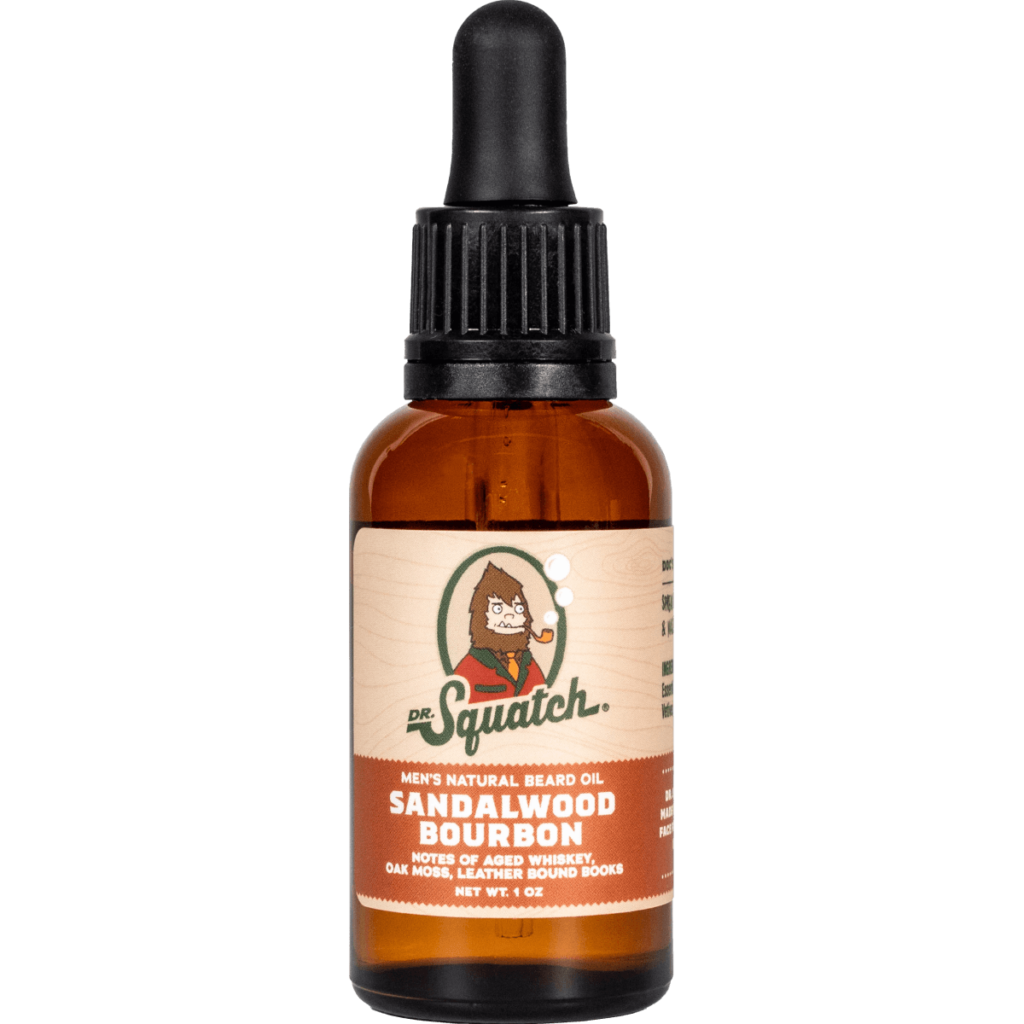 Dr. Squatch Sandalwood Bourbon Beard Oil