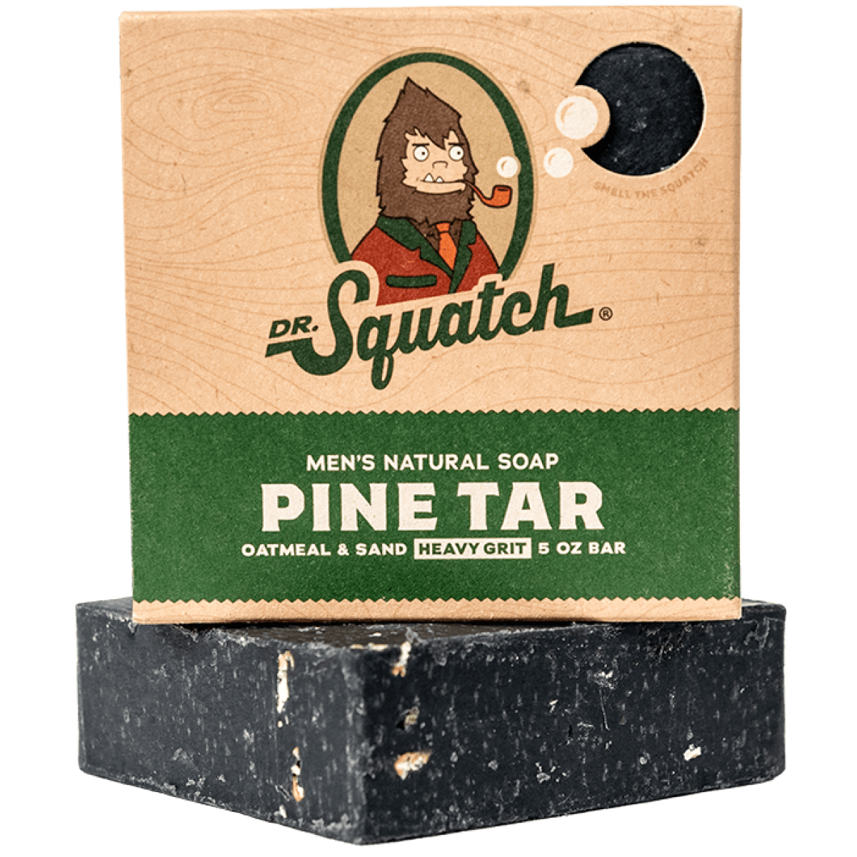 Dr. Squatch Pine Tar Soap Bar Berings