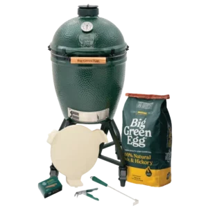 Big Green Egg Large Grill in an intEGGrated Nest+Handler Package