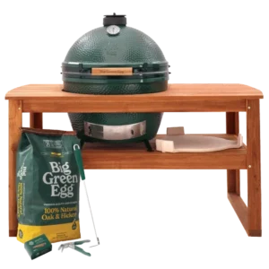 Big Green Egg XL Big Green Egg in Acacia Table Package