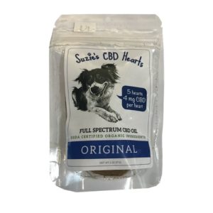 Suzie's CBD Hearts Dog Chews Full Spectrum 4 Mg 5ct. Original