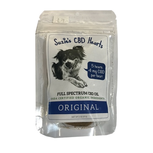 Suzie's CBD Hearts Dog Chews Full Spectrum 4 Mg 5ct. Original | Berings