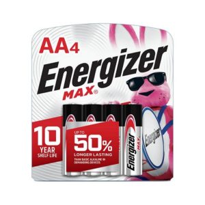 Energizer Max AA Batteries (4 Pack)