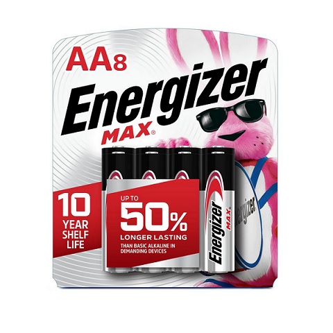 Energizer Max AA Batteries (8 Pack)