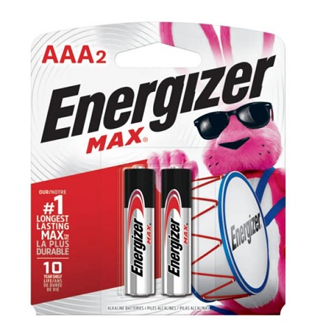 Energizer Max AAA Batteries (2 Pack)