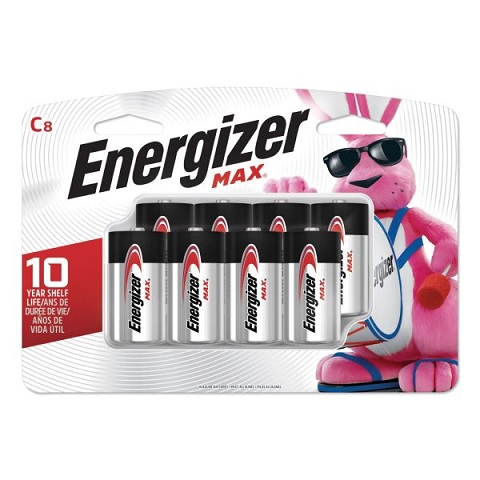 Energizer Max C Battery (8 Pack)