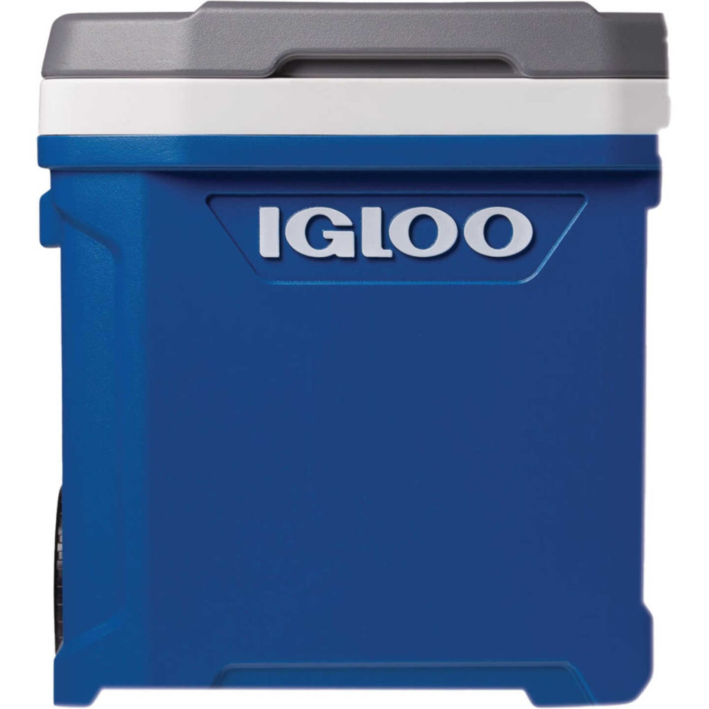 Igloo Latitude 60 Qt. 2-Wheeled Cooler - Indigo Blue