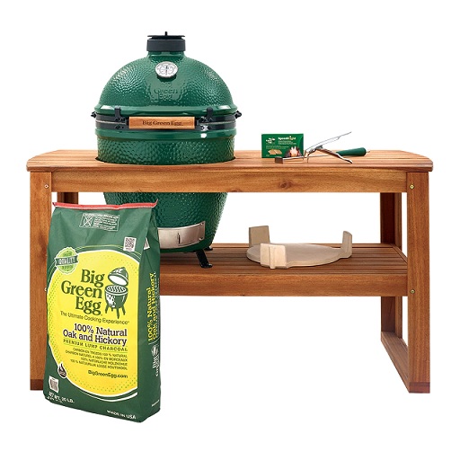Big Green Egg Large with Acacia Table Package