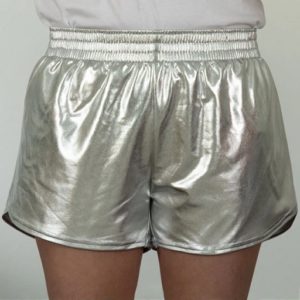 Azarhia  Steph Shorts Metallic Silver