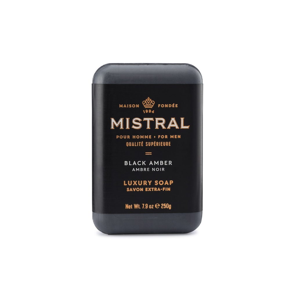 Mistral Black Amber Soap