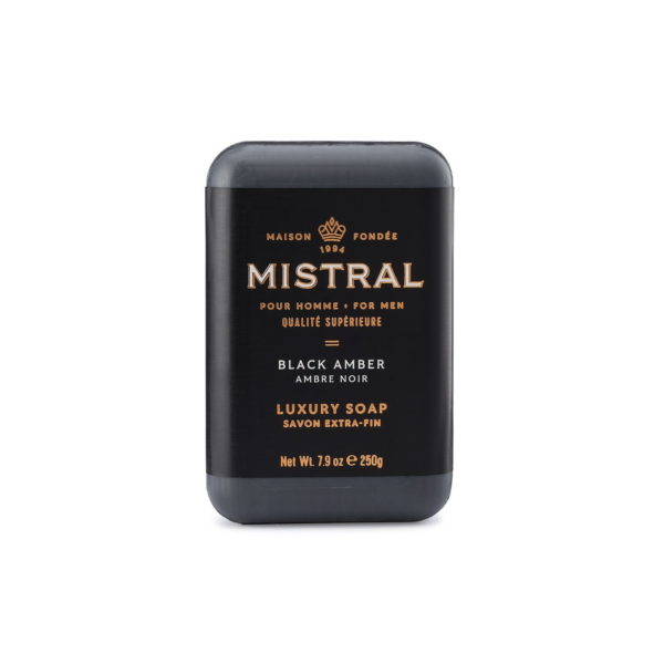 Mistral Black Amber Soap