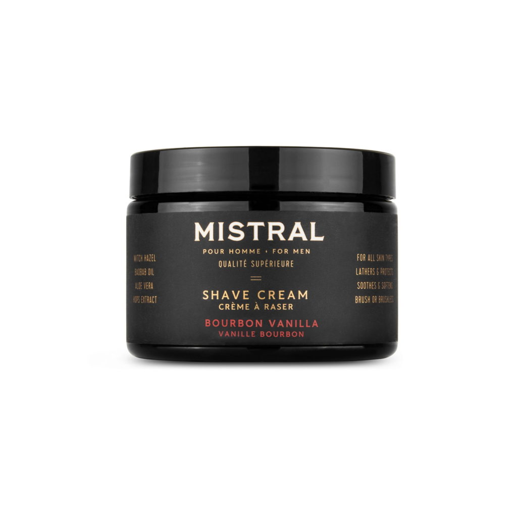 Mistral Bourbon Vanilla Shaving Cream