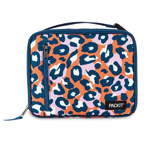 PackIt Freezable Classic Lunch Bag - Wild Leopard Orange