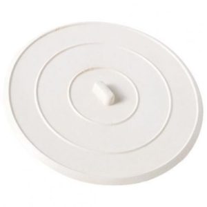 Do It Best Rubber Suction Sink Stopper - White