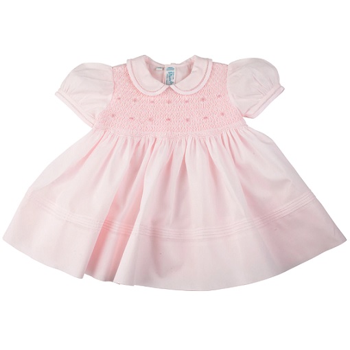 Feltman Brothers Smocked Dress and Panty - Pink