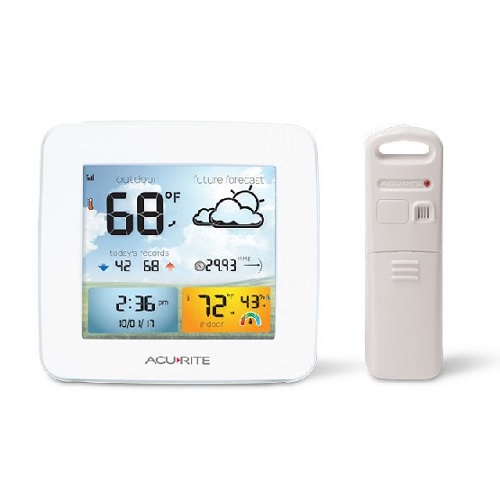 AcuRite Weather Forecaster with Indoor/Outdoor Temperature and Humidity