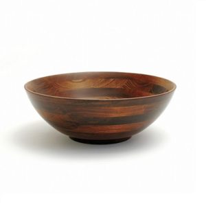 Lipper 12in Cherry Footed Bowl