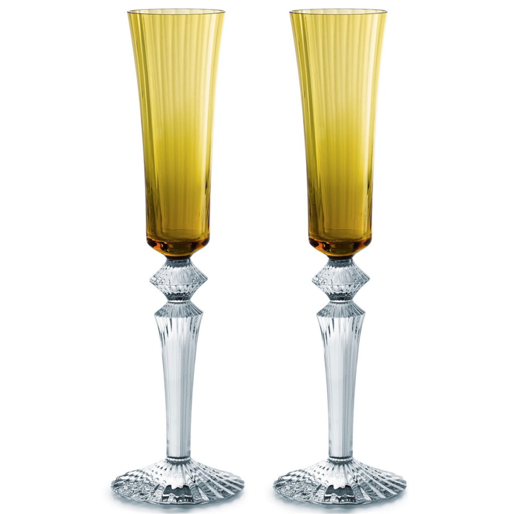 Baccarat Amber Mille Nuits Flutissimo Pair
