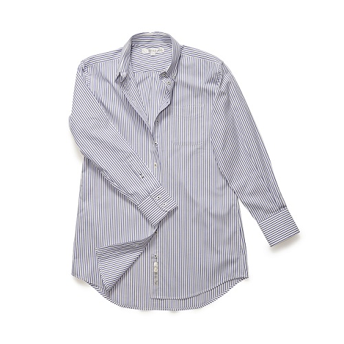 The His Is Hers® Shirt In Blue Ticking Stripe