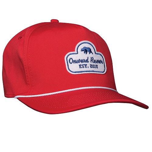 Onward Reserve Clubhouse Patch Performance Rope Hat - Red