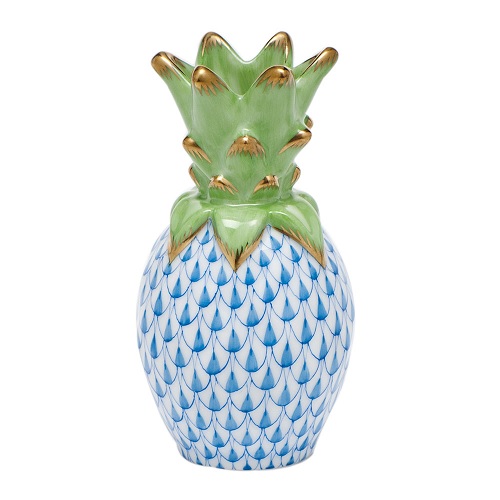 Herend Small Pineapple - Blue