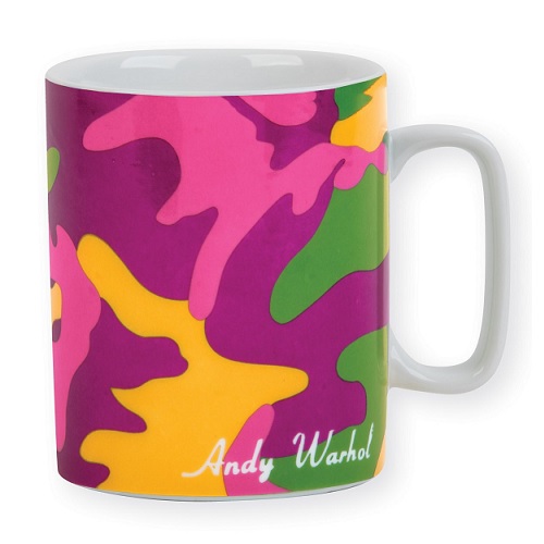 Andy Warhol Magenta Camouflage Mug