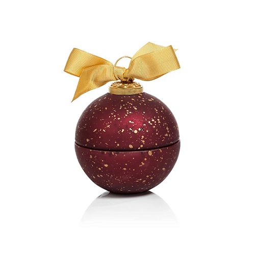 Zodax Ornament Shape Scented Candle - Burgundy