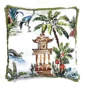Emperor Palm W/Cupcake 22in. Pillow
