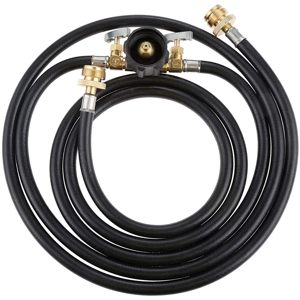 HitchFire 20 lb Propane Tank Adapter Hose Berings