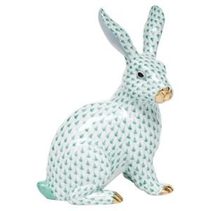 Herend Large Sitting Bunny - Key Lime  