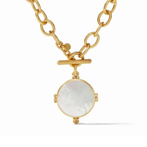Julie Vos Meridian Statement Necklace - Mother Of Pearl