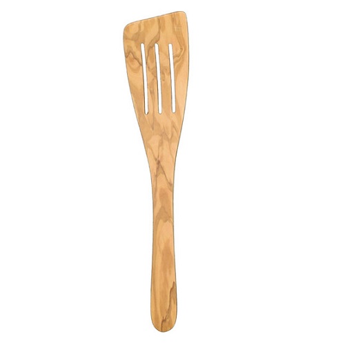 Pacific Merchants Olivewood 12 in. Large Slotted Spatula