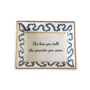 Port 68 The Less You Talk Plate