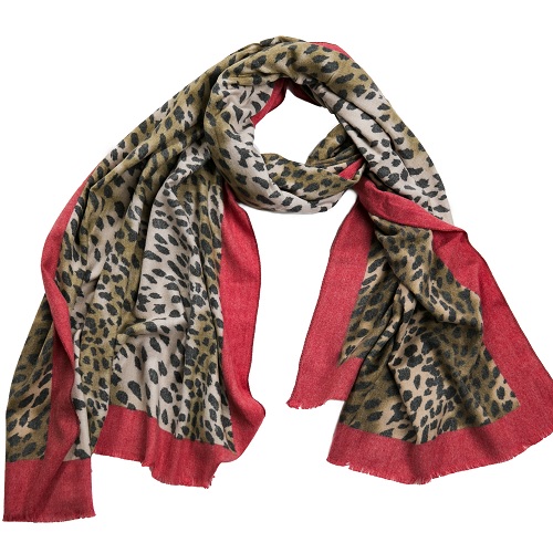 Top It Off	Amira Scarf - Cranberry