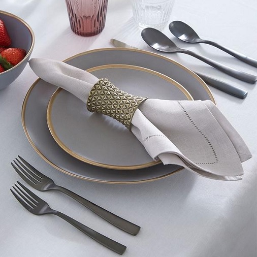 Sferra Festival Napkin - Grey