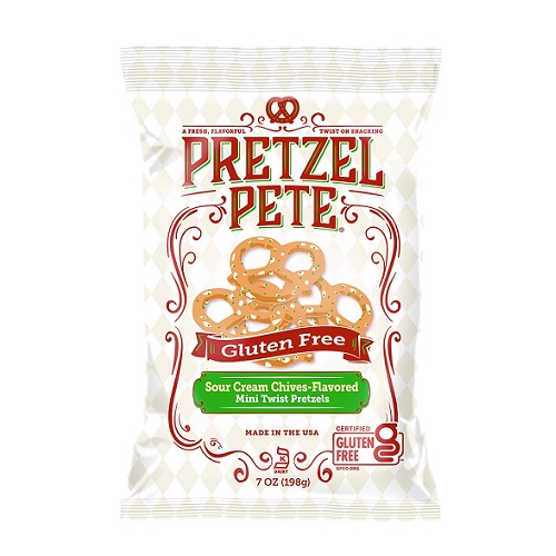 Pretzel Pete Sour Cream and Chives Gluten Free Mini Twists