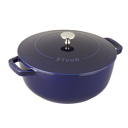Staub Cast Iron Essential French Oven 3.75 Qt. - Dark Blue