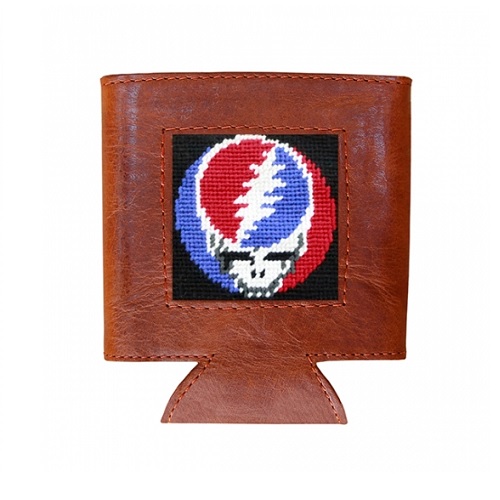 Smathers & Branson Steal Your Face (Black) Needlepoint Can Cooler
