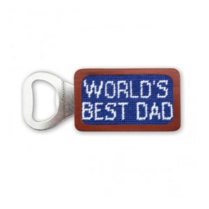 Smathers & Branson World's Best Dad Needlepoint Bottle Opener