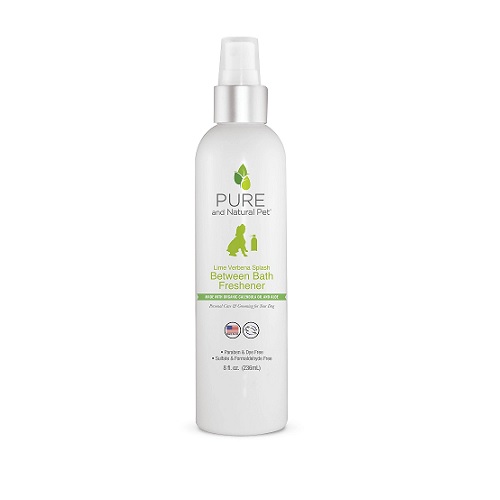 Pure And Natural Pet Between Bath Freshener (Lime Verbena Splash)