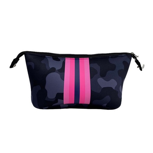 Parker & Hyde Navy Camo and Pink Stripe Bag