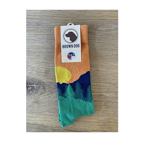 Brown Dog Boone Socks - Green