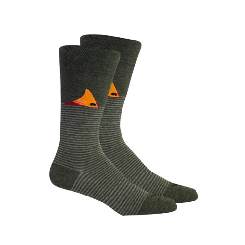 Brown Dog Fort Fisher Socks - Dark Grey