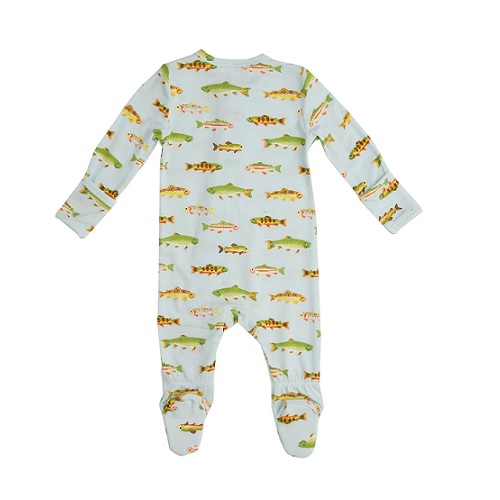Angel Dear Freshwater Fish Zipper Footie