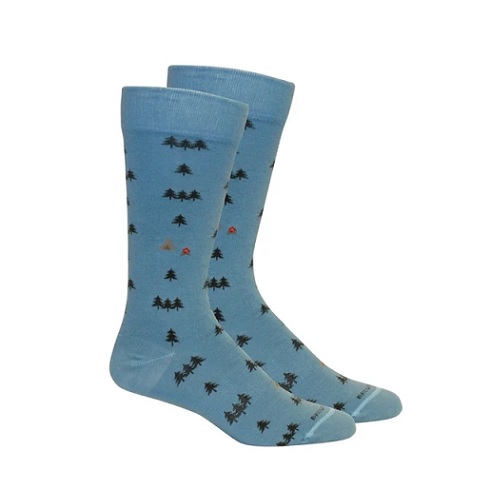 Brown Dog Get Lost Socks - Bluestone
