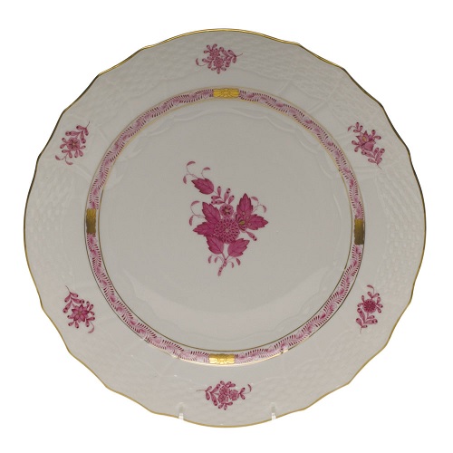 Herend Chinese Bouquet Raspberry Service Plate 11"