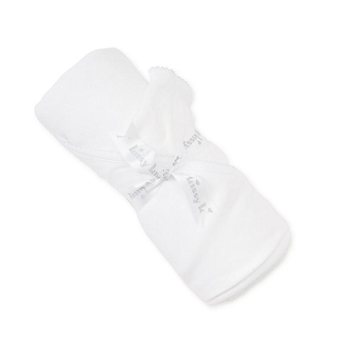 Kissy Kissy Basic Hooded Towel With Mitts - White