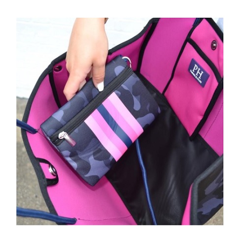 Parker & Hyde Navy Camo Neoprene Tote